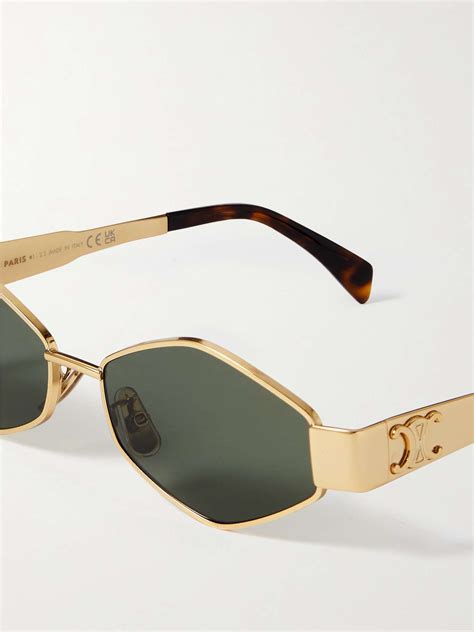 CELINE EYEWEAR Triomphe hexagon.